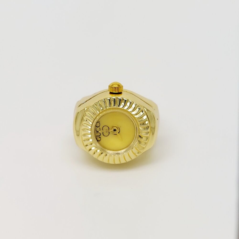 Vintage Gucci watch ring by migi (Unsigned) works (claw type size ~6 to 7.5)